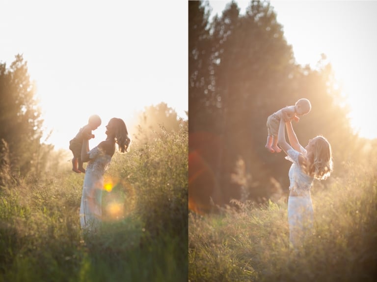playful and relaxed family session