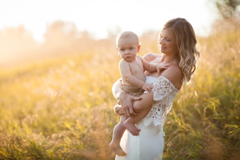 golden hour portrait near Carvel, Alberta