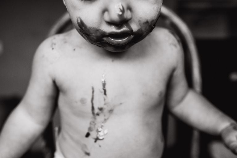 Hobbs Photography photo fo a child's face covered in pie filling